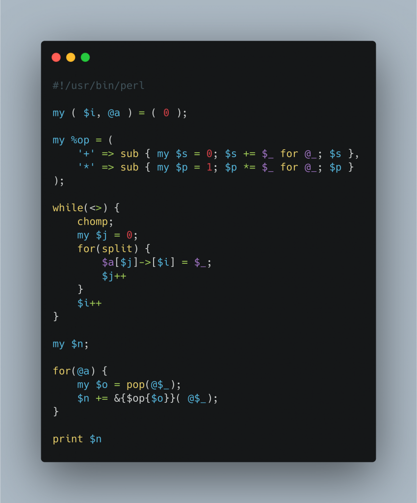 Perl code Link to actual code (accessible) in caption