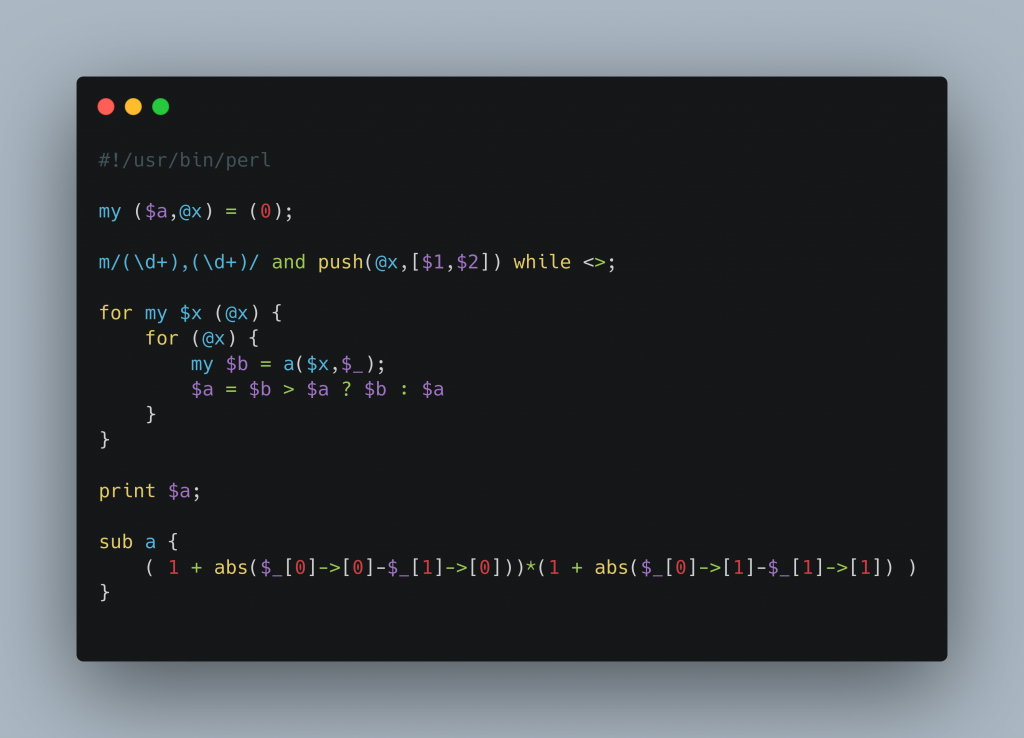 Perl code Link to actual code in caption